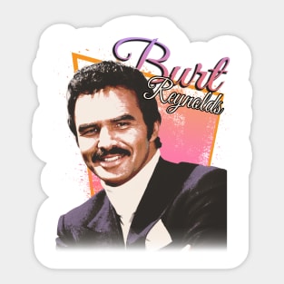 Burt Reynolds // 70s Retro Style Sticker